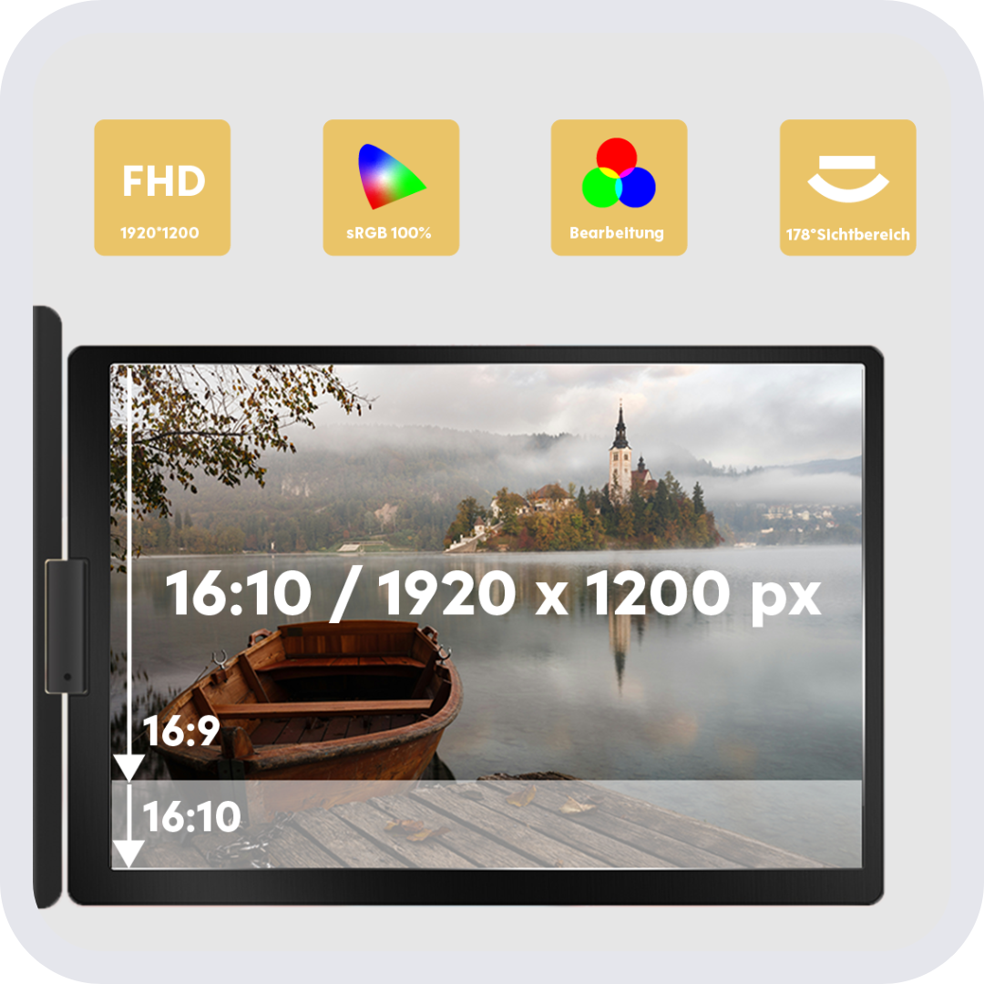 Flexi4Lap 14 Zoll – Die Ultimative Multi-Screen-Erweiterung - 309mm bis 425mm Bildschirmbreite
