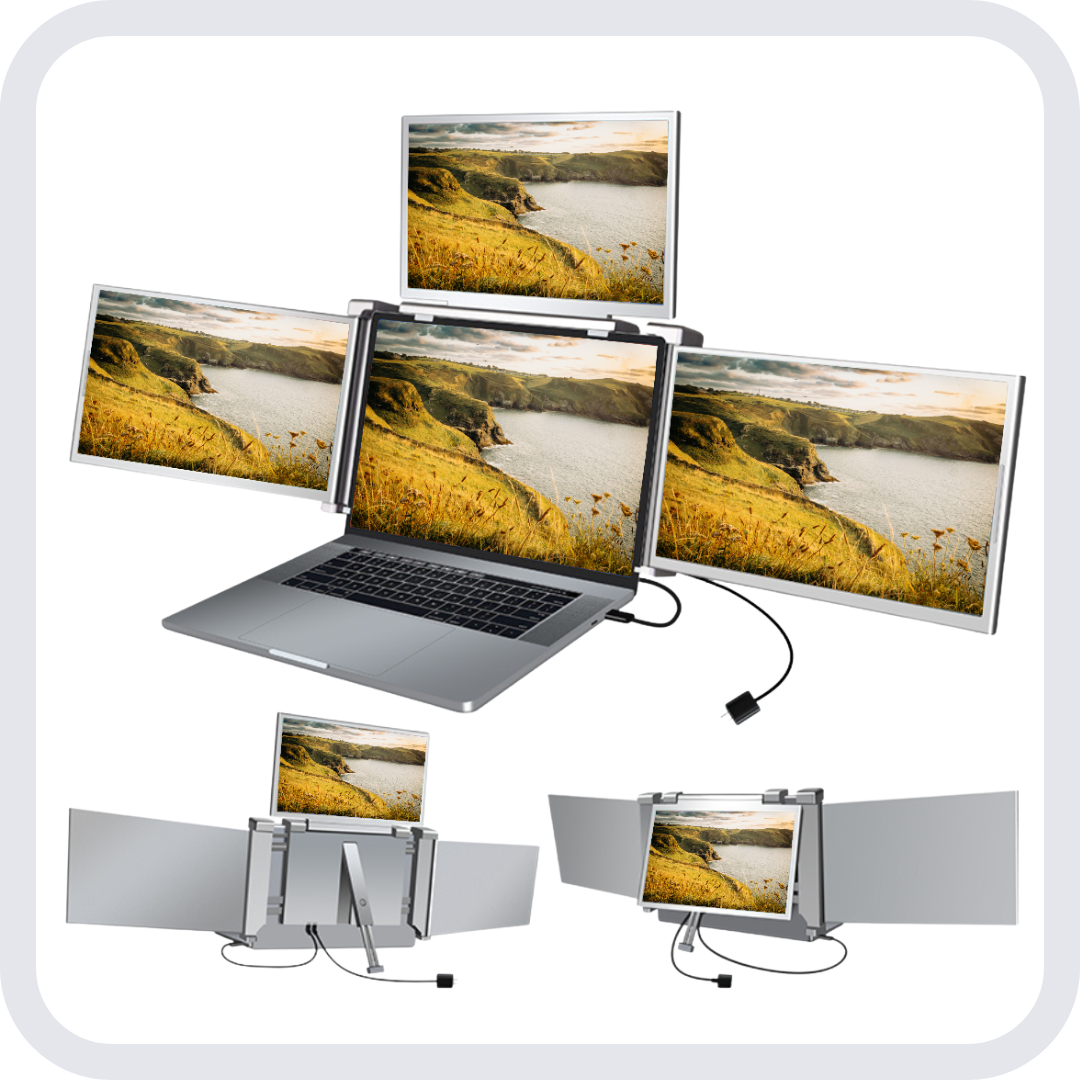 Flexi4Lap 14 Zoll – Die Ultimative Multi-Screen-Erweiterung - 309mm bis 425mm Bildschirmbreite
