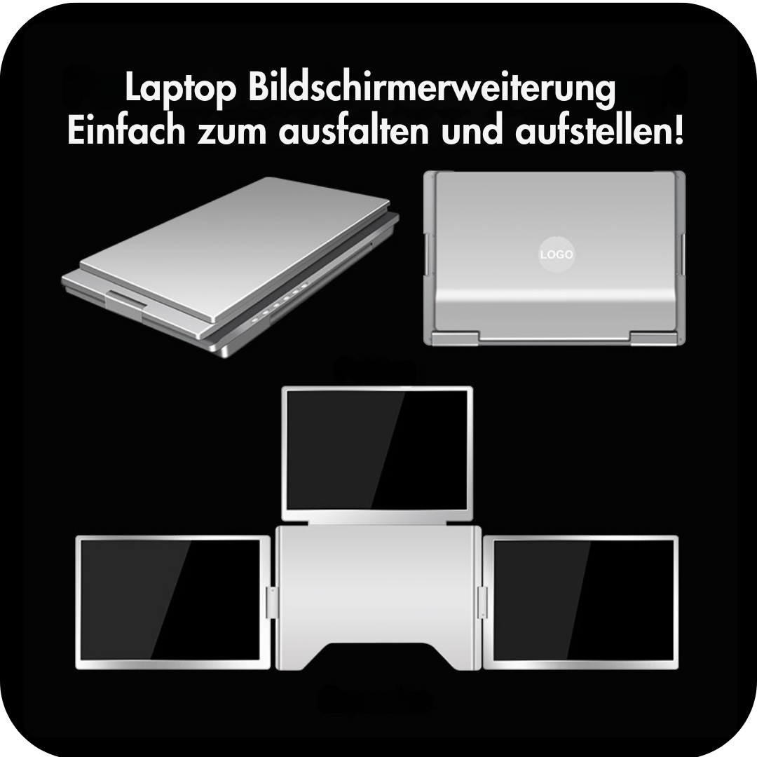 FlexiQuad Dockstation 14 Zoll - 250mm bis 350mm Bildschirmbreite