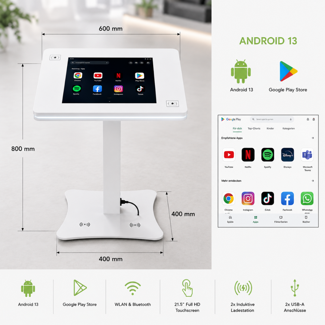 FlexiTable T600 - Android Touch Table