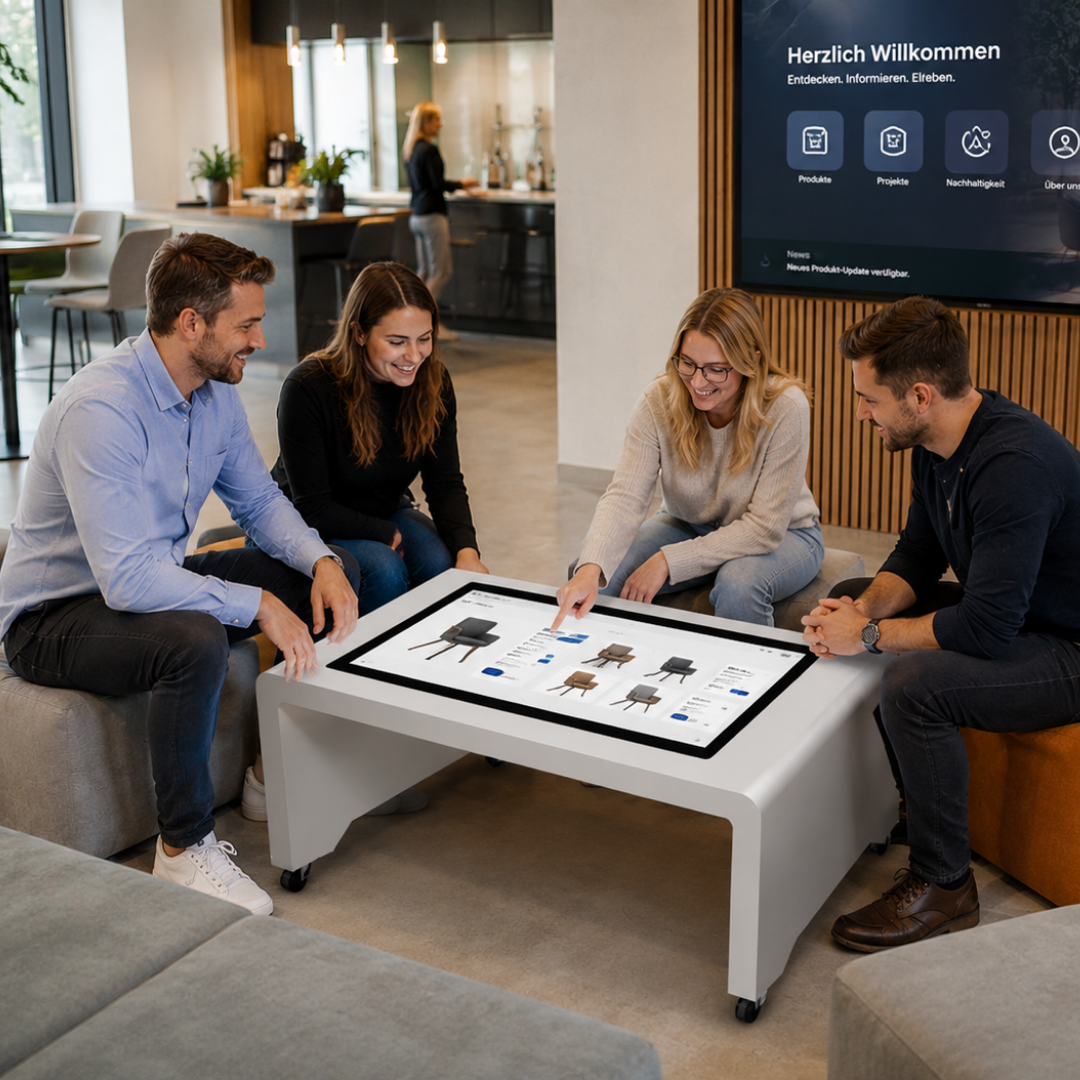 FlexiTable G1000 T – 43 Zoll Touchscreen-Tisch