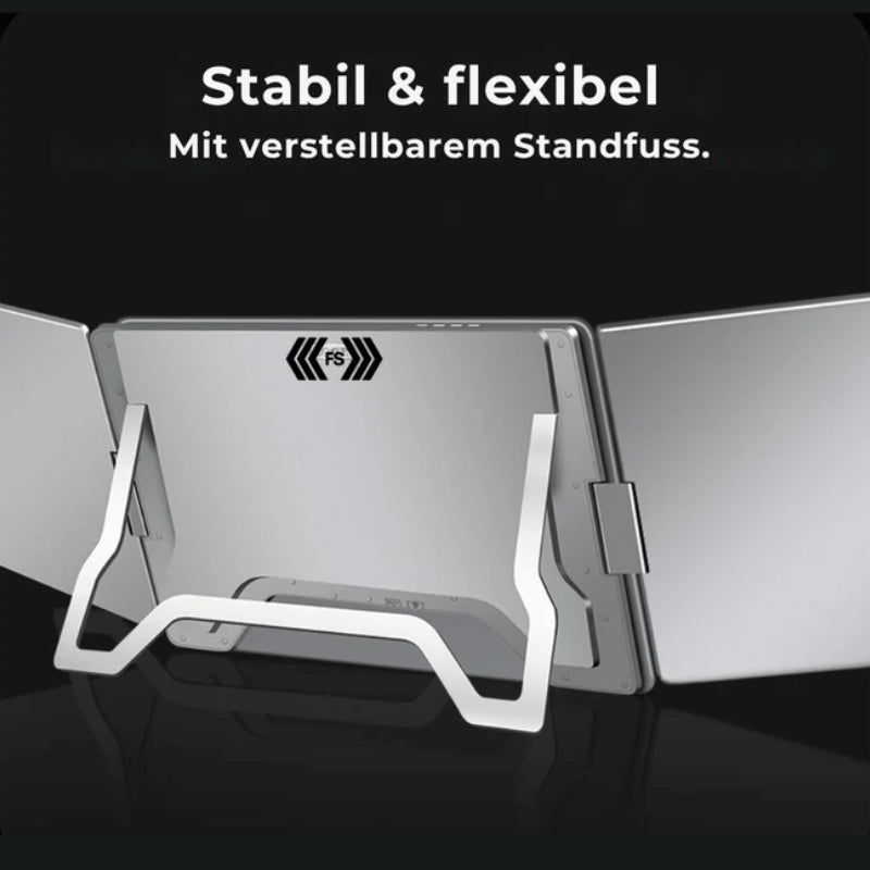 FlexiTriLap 16 Zoll Dockstation - Mobile Laptop Bildschirmerweiterung