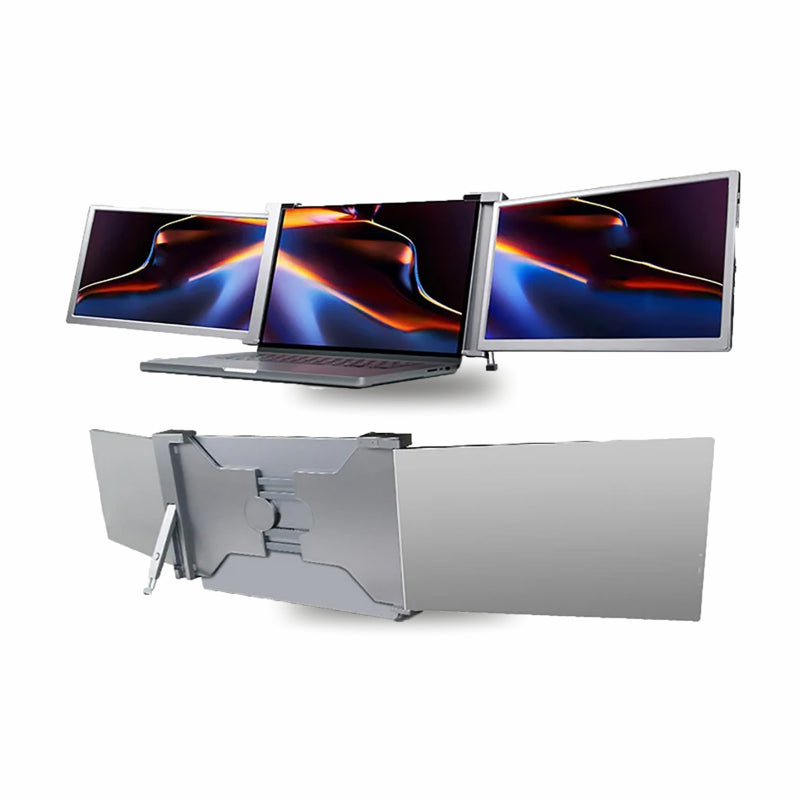 FlexiTriLap 14 Zoll - Die ultimative Laptop- Bildschirm Erweiterung - 309mm bis 425mm Bildschirmbreite