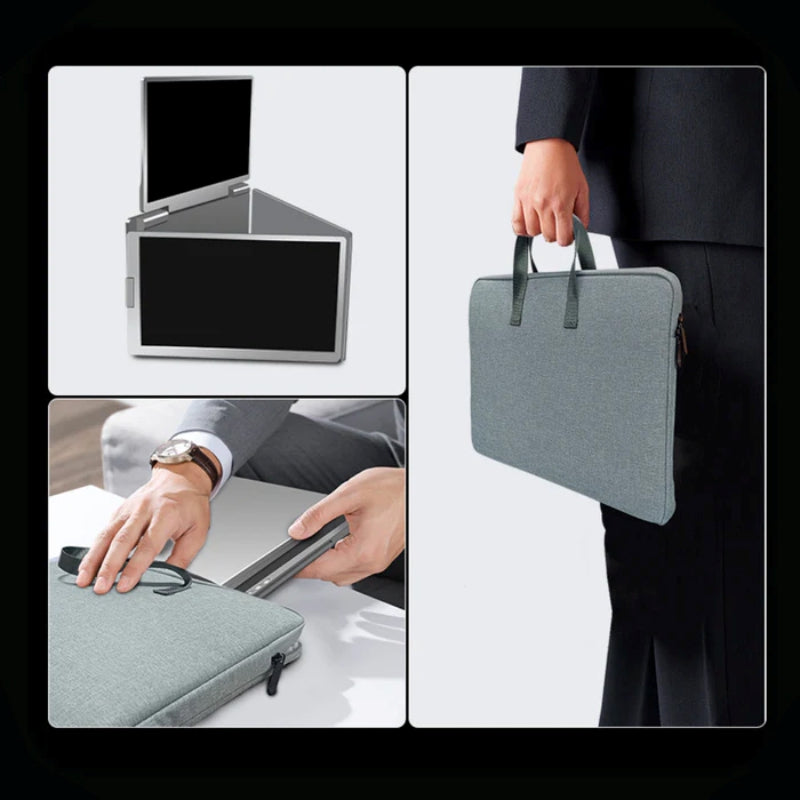 FlexiQuad 14 Zoll Dockstation - mobile Bildschirmerweiterung, welche leicht zu Transportieren ist