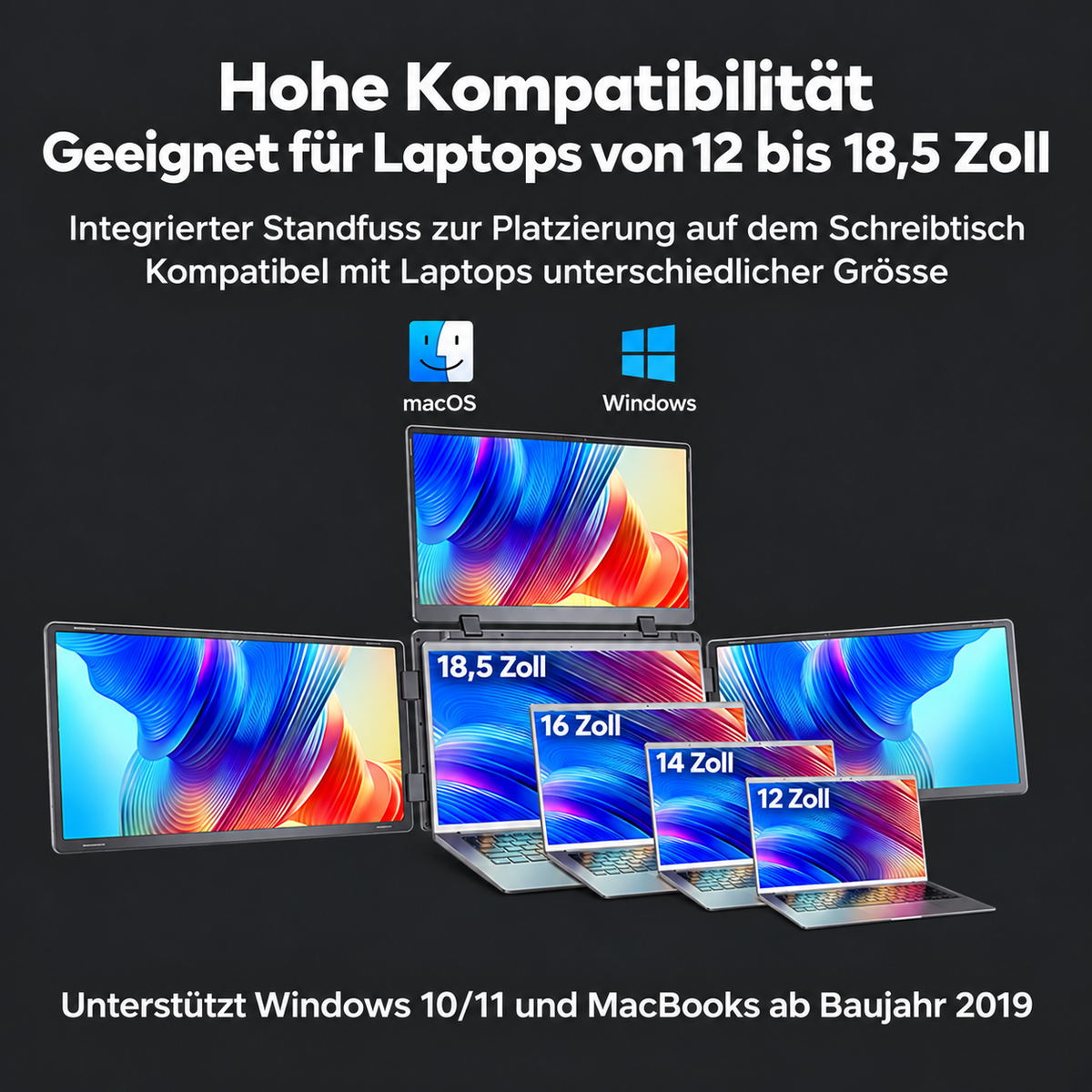 FlexiTriLap 14 pollici: l'estensione definitiva per lo schermo del laptop