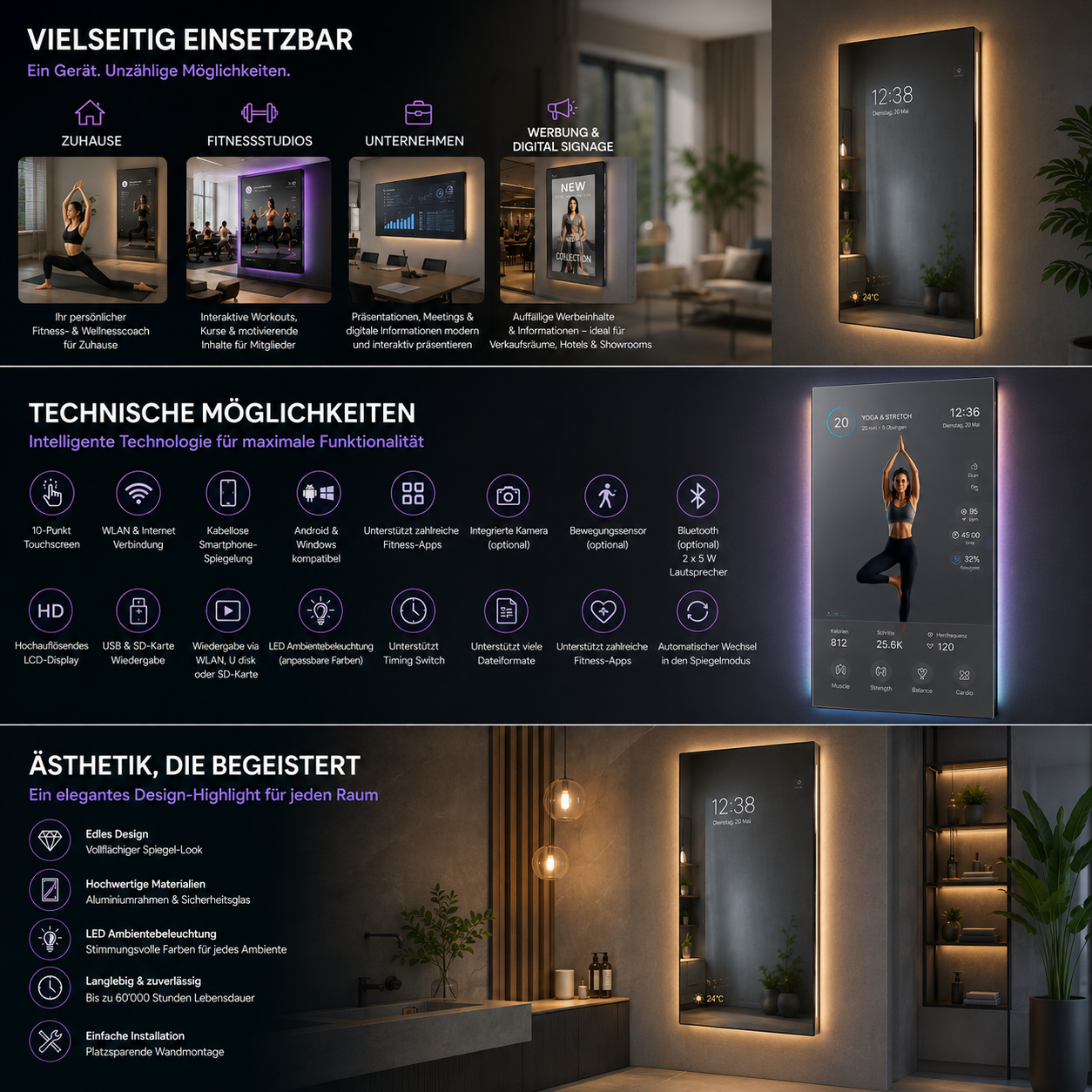 FlexiScreen Magic Mirror
