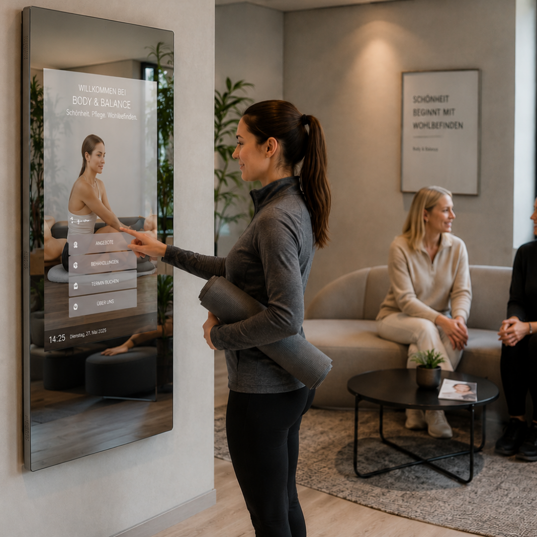 FlexiScreen Magic Mirror mit integriertem Touchscreen Display 32"